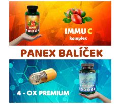 PANEX balíčky Immu C komplex + 4-OX premium